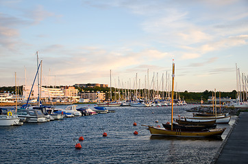 Image showing Small harbour