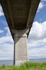 Image showing Bridge from under