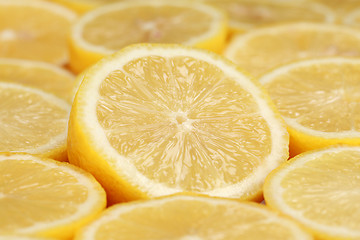 Image showing Sliced lemons