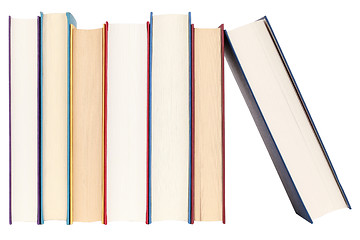 Image showing Books in a row