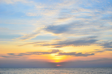 Image showing sunset