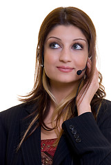 Image showing customer service operator