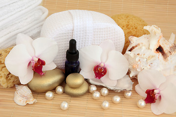 Image showing Orchid Spa Treatment