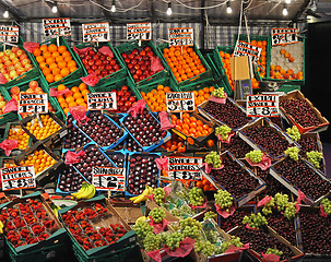 Image showing Fruit stall