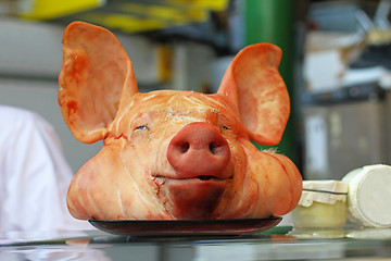 Image showing Pig head