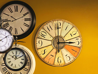 Image showing Vintage clocks