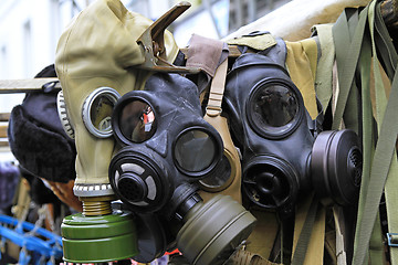 Image showing Gas masks