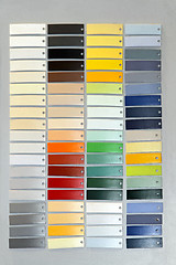 Image showing Color palette