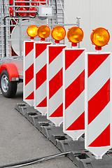 Image showing Road barrier