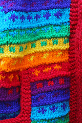 Image showing Rainbow wool