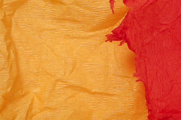 Image showing Background of old crumpled paper