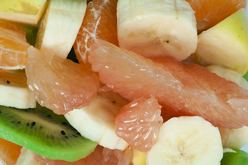 Image showing Fruit salad with citrus