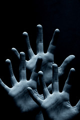 Image showing Black hands