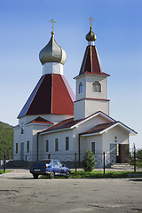 Image showing Kandalaksha. North of Russia. The Church of St John the Baptist