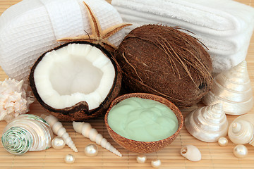 Image showing Coconut Spa Massage