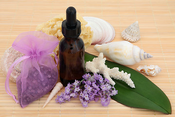 Image showing Lavender Spa Treatment