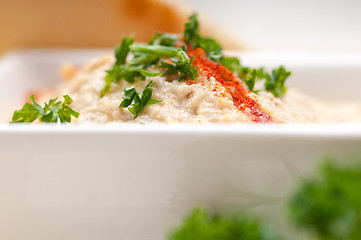 Image showing moutabal baba ghanoush eggplant dip