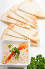 Image showing moutabal baba ghanoush eggplant dip