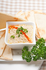 Image showing moutabal baba ghanoush eggplant dip