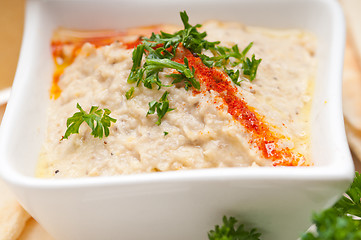 Image showing moutabal baba ghanoush eggplant dip