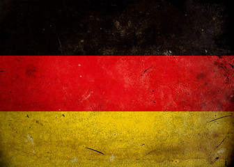 Image showing Grunge Flag of Germany