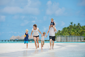 Image showing happy family on vacation