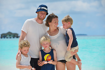 Image showing happy family on vacation