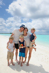 Image showing happy family on vacation