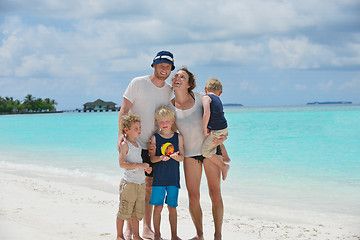 Image showing happy family on vacation