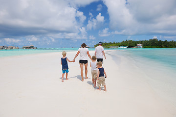 Image showing happy family on vacation