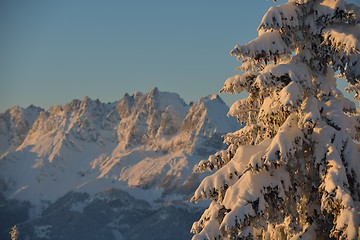 Image showing mountain winter landscape