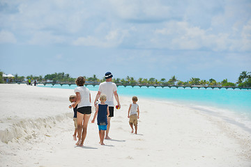 Image showing happy family on vacation