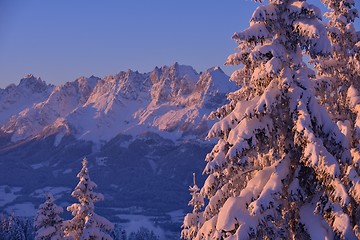 Image showing mountain winter landscape