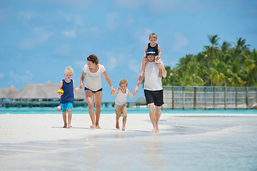 Image showing happy family on vacation