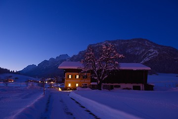 Image showing mountain winter landscape