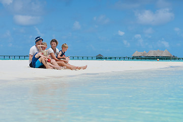 Image showing happy family on vacation