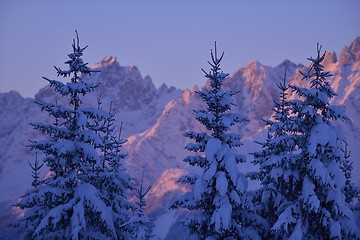 Image showing mountain winter landscape