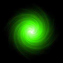 Image showing Green abstract background spiral
