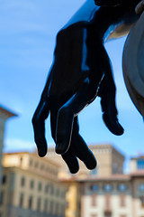 Image showing Statue hand detail