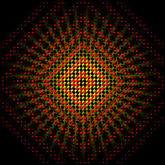 Image showing Abstract dots squares