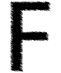 Image showing Scribble alphabet letter - 