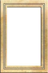 Image showing Parchment portrait frame