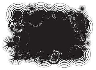 Image showing Abstract swirl background