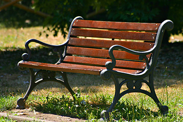 Image showing Old style bench