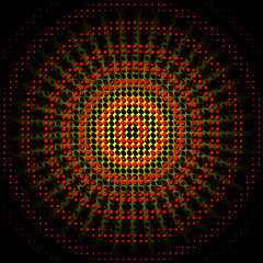 Image showing Abstract dots circles