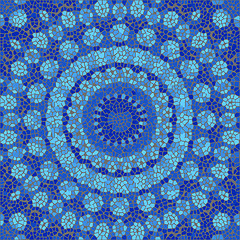 Image showing Blue mosaic