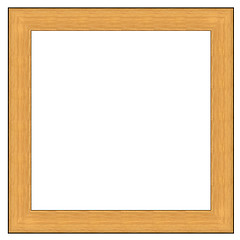Image showing Wood portrait frame