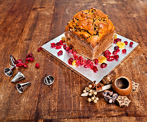 Image showing Christmas cake