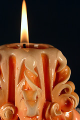 Image showing Christmas candle