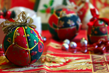 Image showing Christmas decoration balls